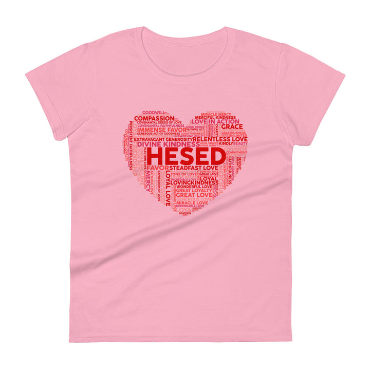 Hesed Heart Women's Tee Women's Tee Charity Pink S 