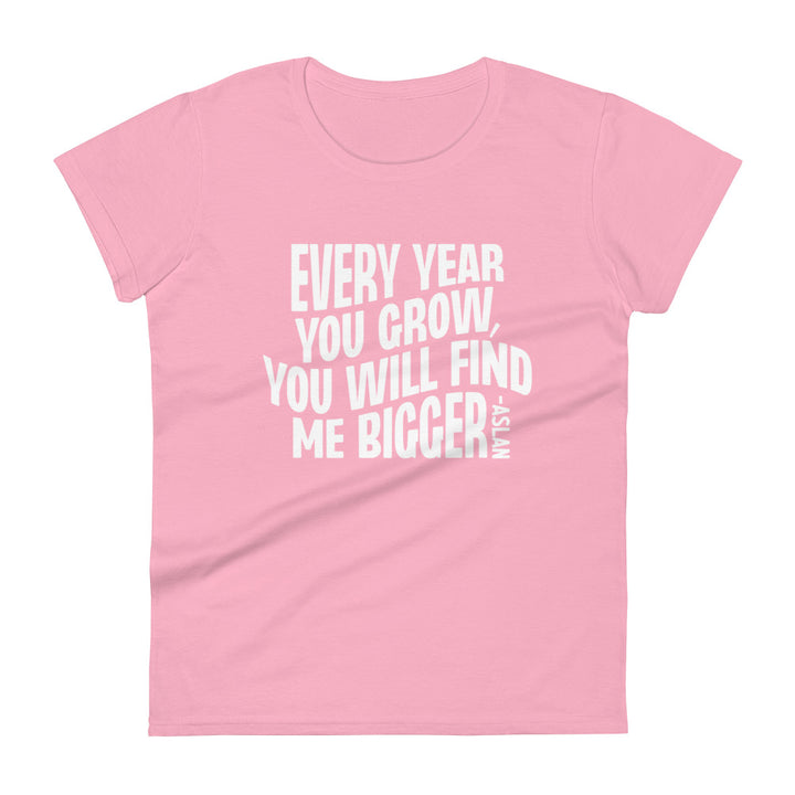 Every Year You Grow Women's Tee Women's Tee Charity Pink S 