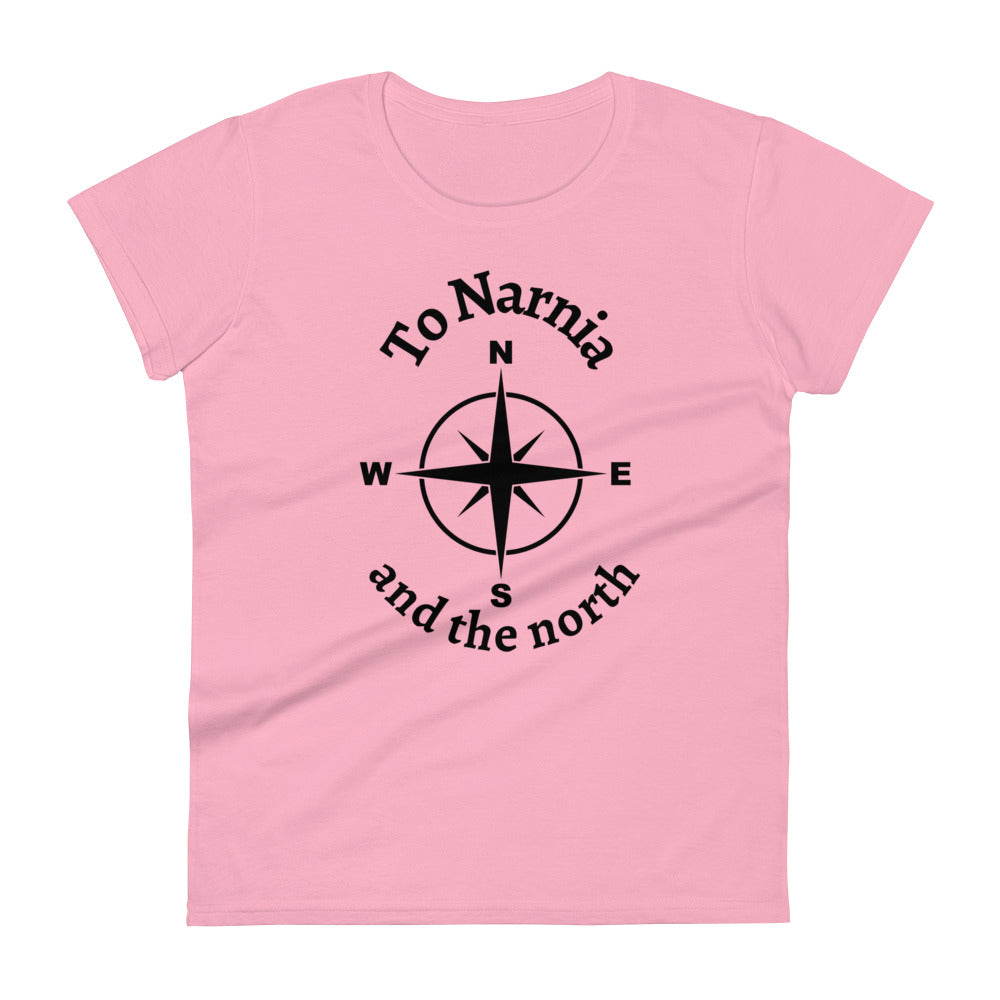 To Narnia Women's Tee Women's Tee Charity Pink S 