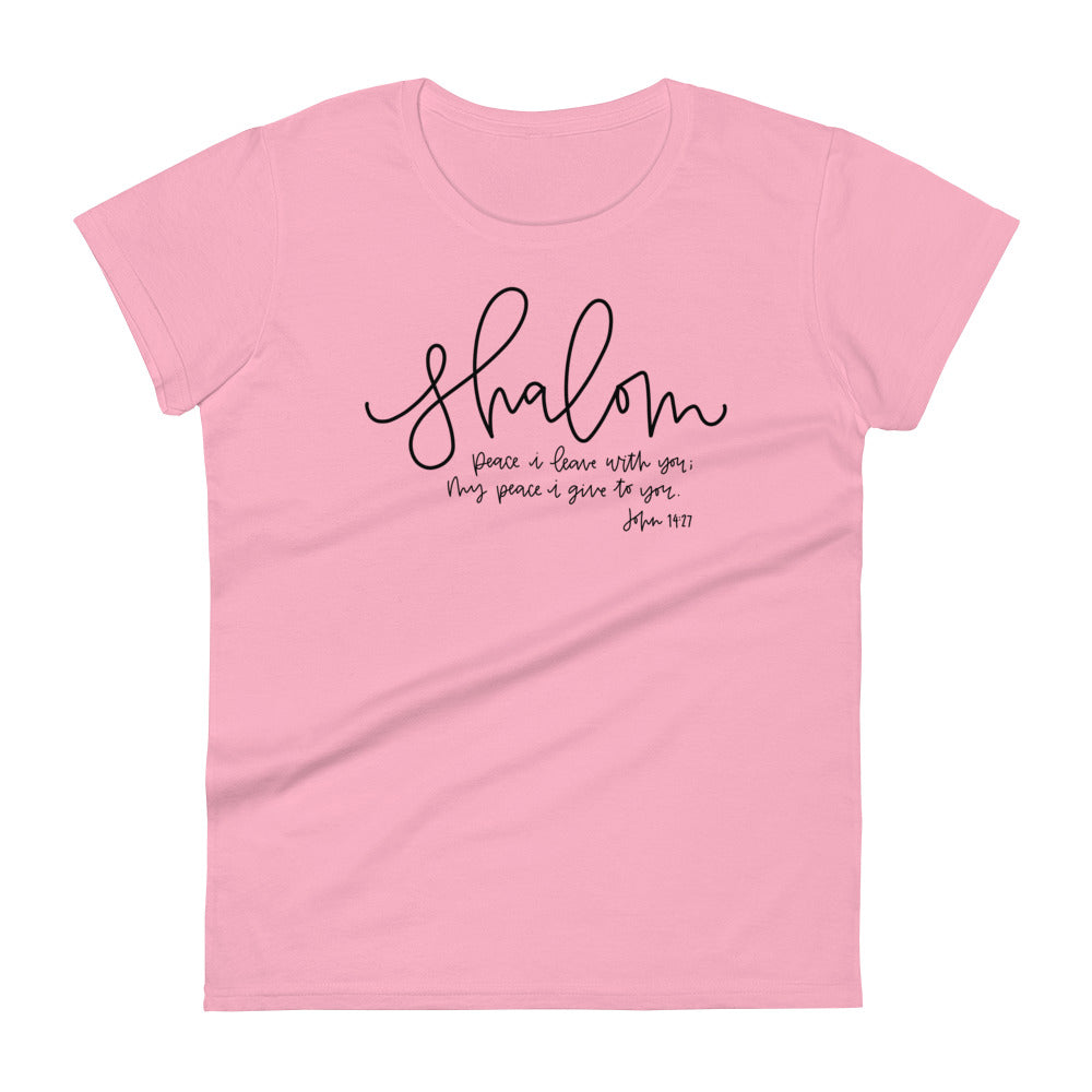 Shalom Women's Tee Women's Tee Charity Pink S 