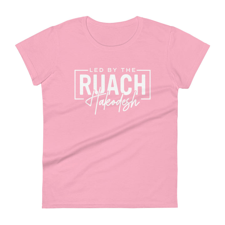 Led By Ruach Hakodesh Women's Tee Women's Tee Charity Pink S 