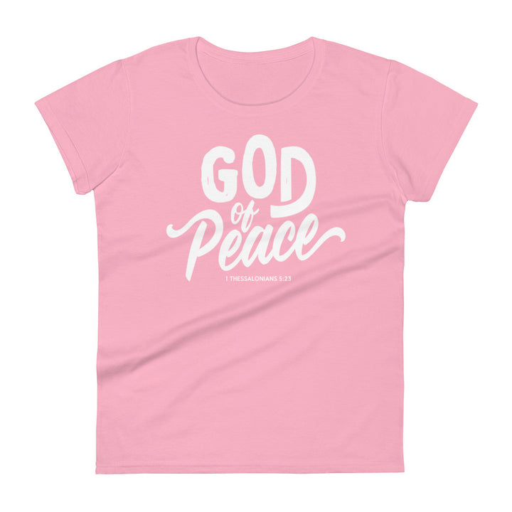 God of Peace Women's Tee Women's Tee Charity Pink S 