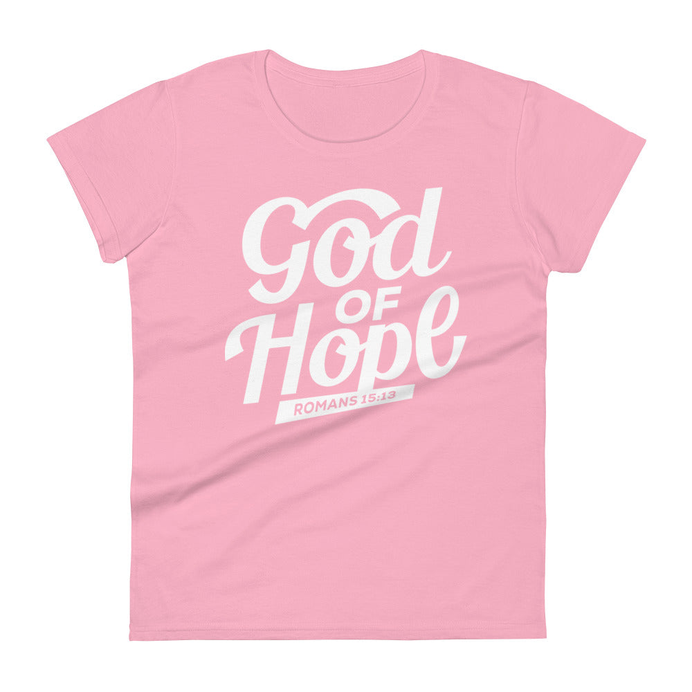 God of Hope Women's Tee Women's Tee Charity Pink S 