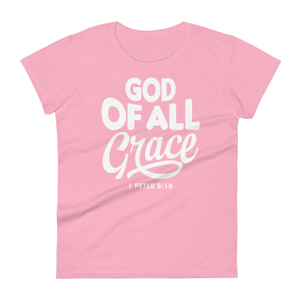 God of All Grace Women's Tee Women's Tee Charity Pink S 