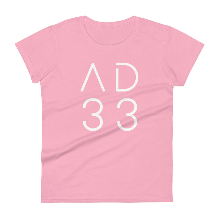 AD 33 Women's Tee Women's Tee Charity Pink S 