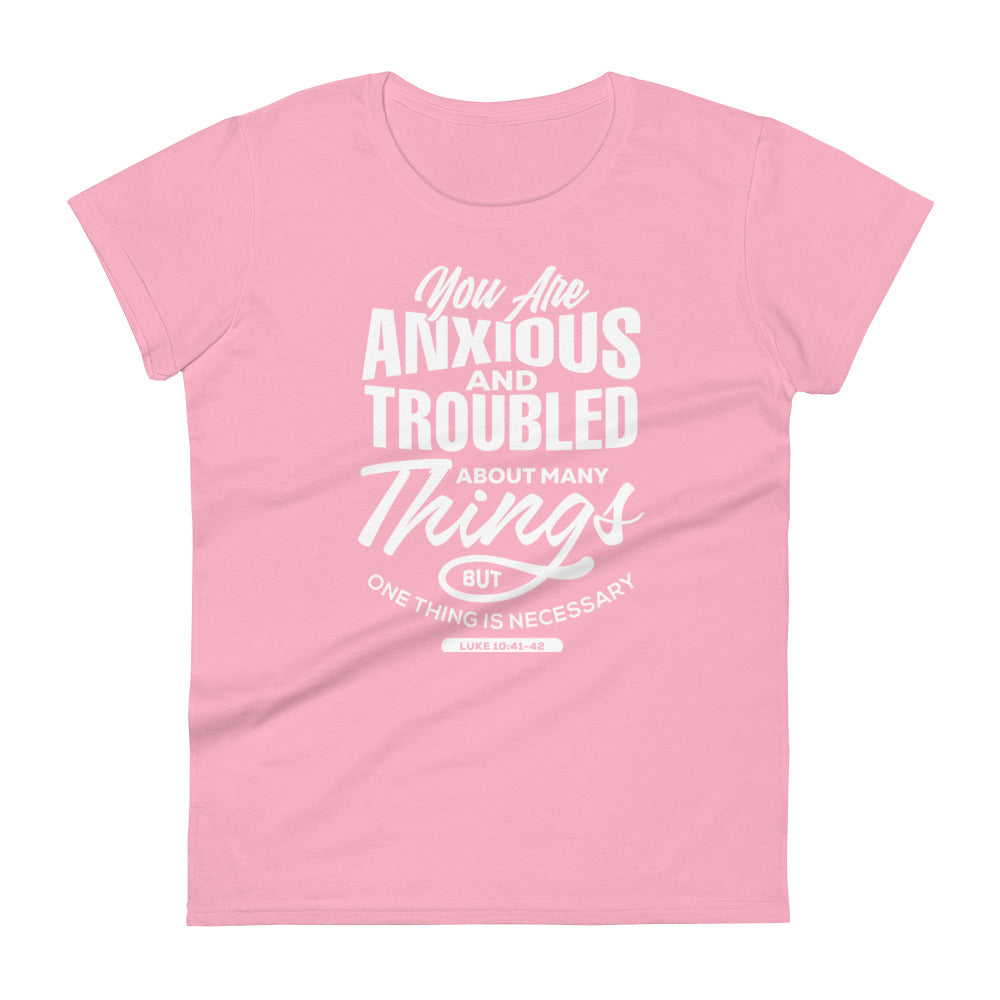 Anxious And Troubled Women's Tee Women's Tee Charity Pink S 