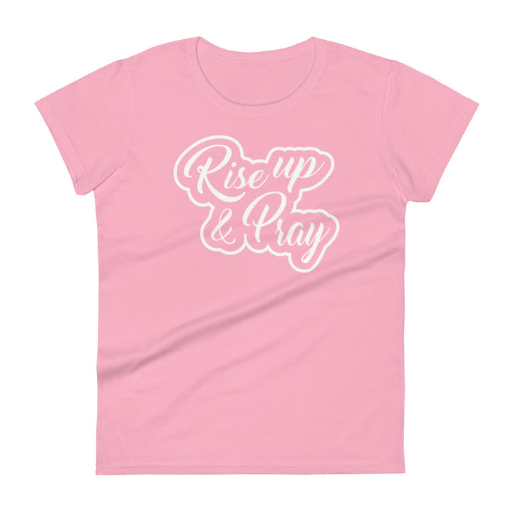 Rise Up & Pray Women's Tee Women's Tee Charity Pink S 