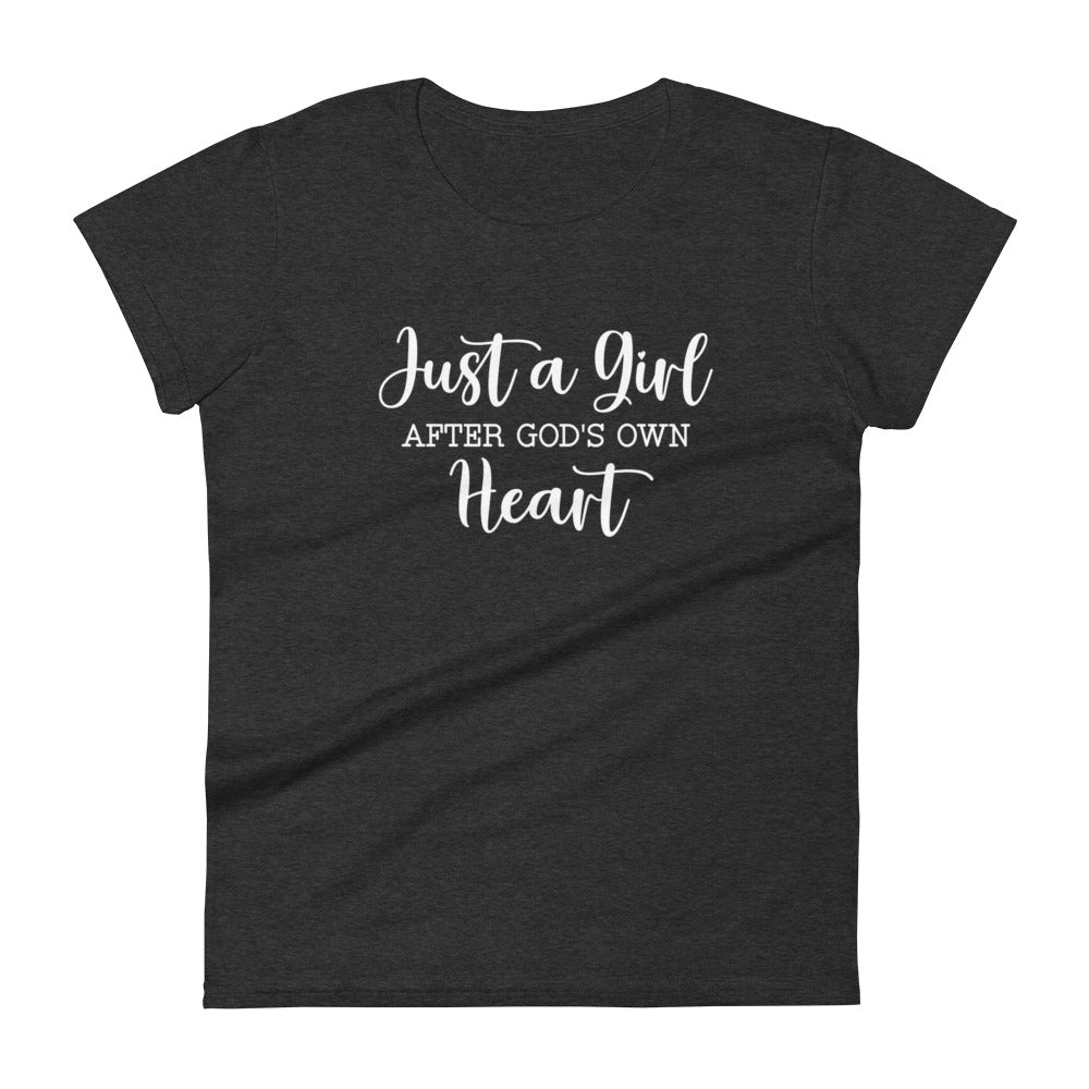 Girl After God Women's Tee Women's Tee Heather Dark Grey S 