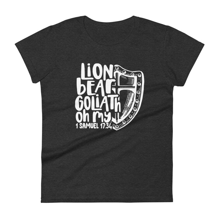 Lion Bear Goliath Oh My Women's Tee Women's Tee Heather Dark Grey S 