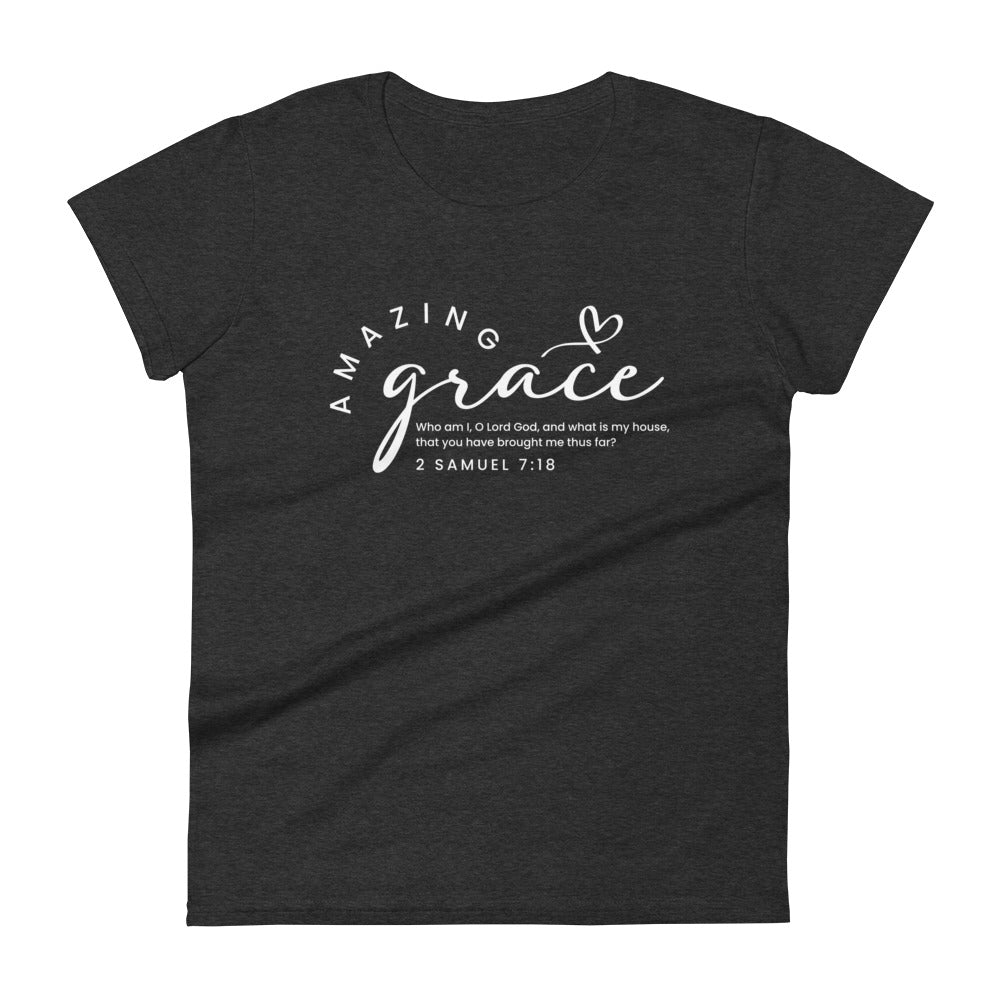 Amazing Grace Women's Tee Women's Tee Heather Dark Grey S 