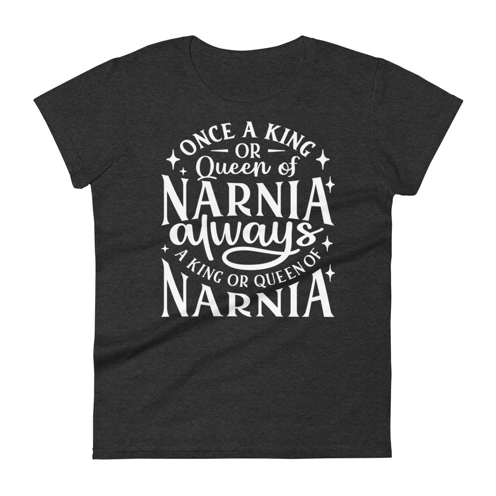 King or Queen Narnia Women's Tee Women's Tee Heather Dark Grey S 