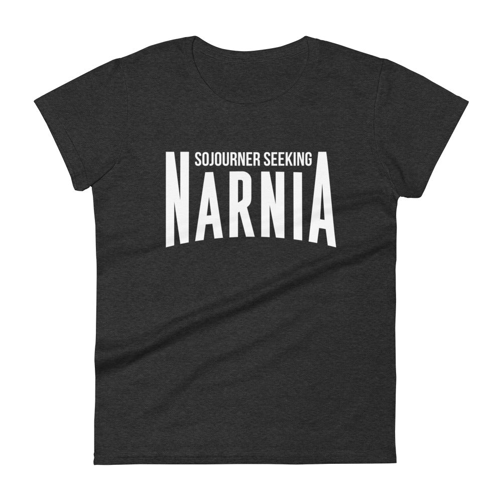 Sojourner Seeking Narnia Women's Tee Women's Tee Heather Dark Grey S 