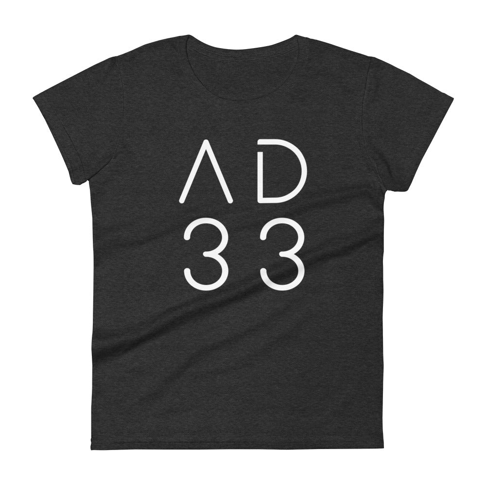 AD 33 Women's Tee Women's Tee Heather Dark Grey S 