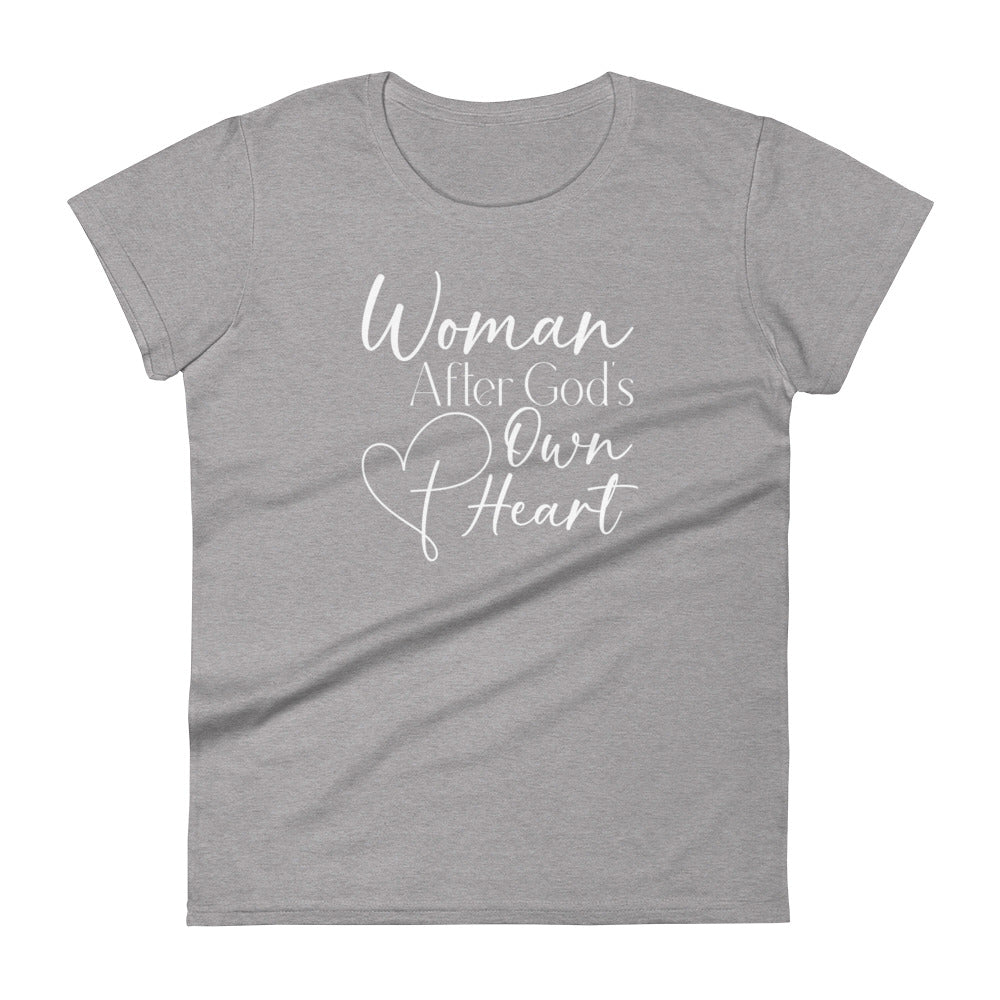 Woman After God Women's Tee Women's Tee Heather Grey S 