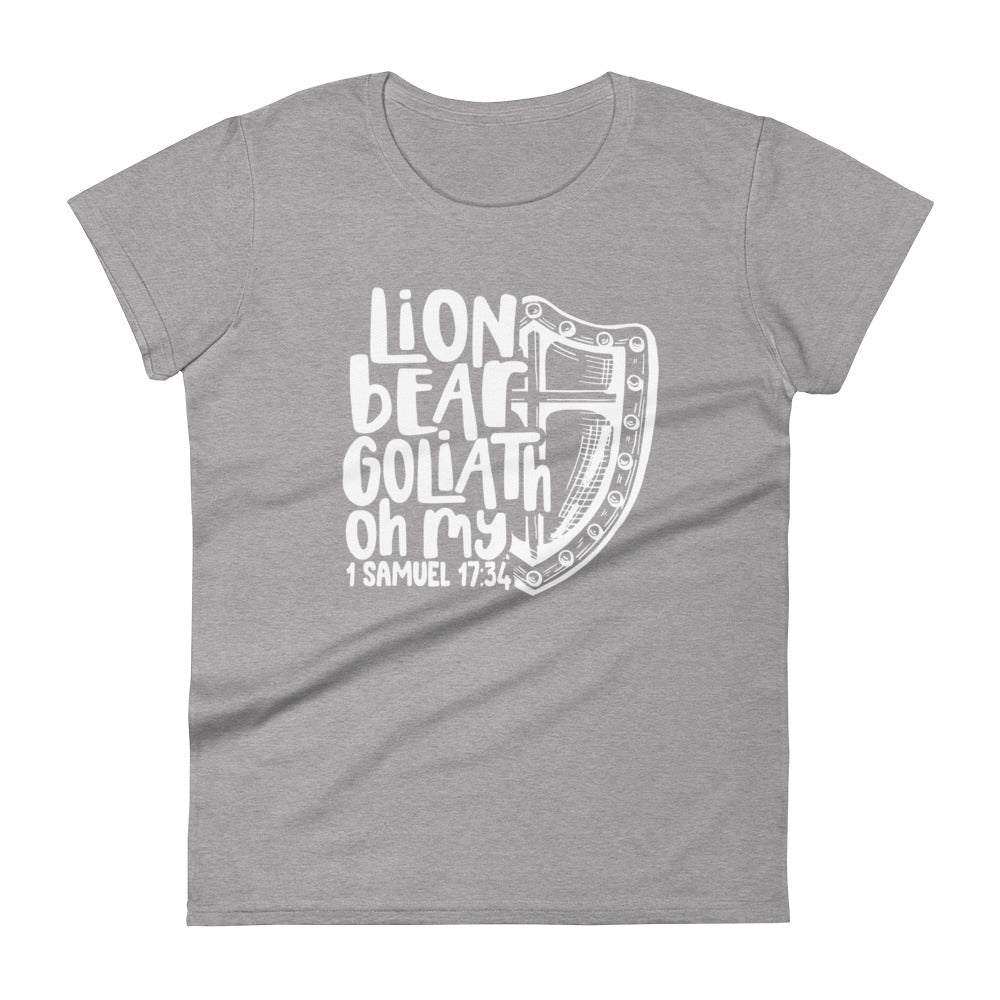 Lion Bear Goliath Oh My Women's Tee Women's Tee Heather Grey S 