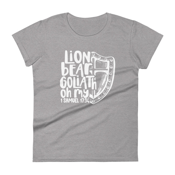 Lion Bear Goliath Oh My Women's Tee Women's Tee Heather Grey S 