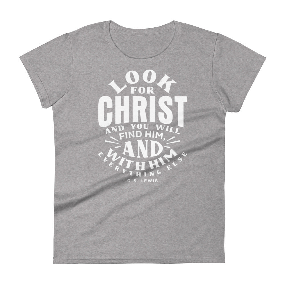 Look For Christ Women's Tee Women's Tee Heather Grey S 