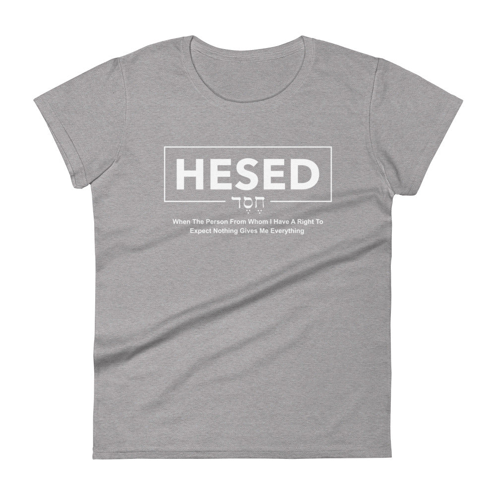 Hesed Everything Women's Tee Women's Tee Heather Grey  