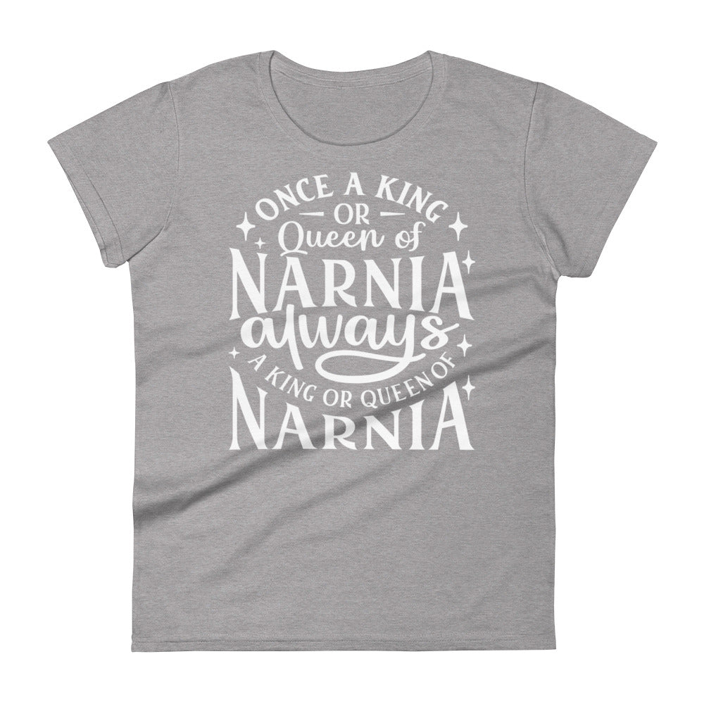 King or Queen Narnia Women's Tee Women's Tee Heather Grey S 