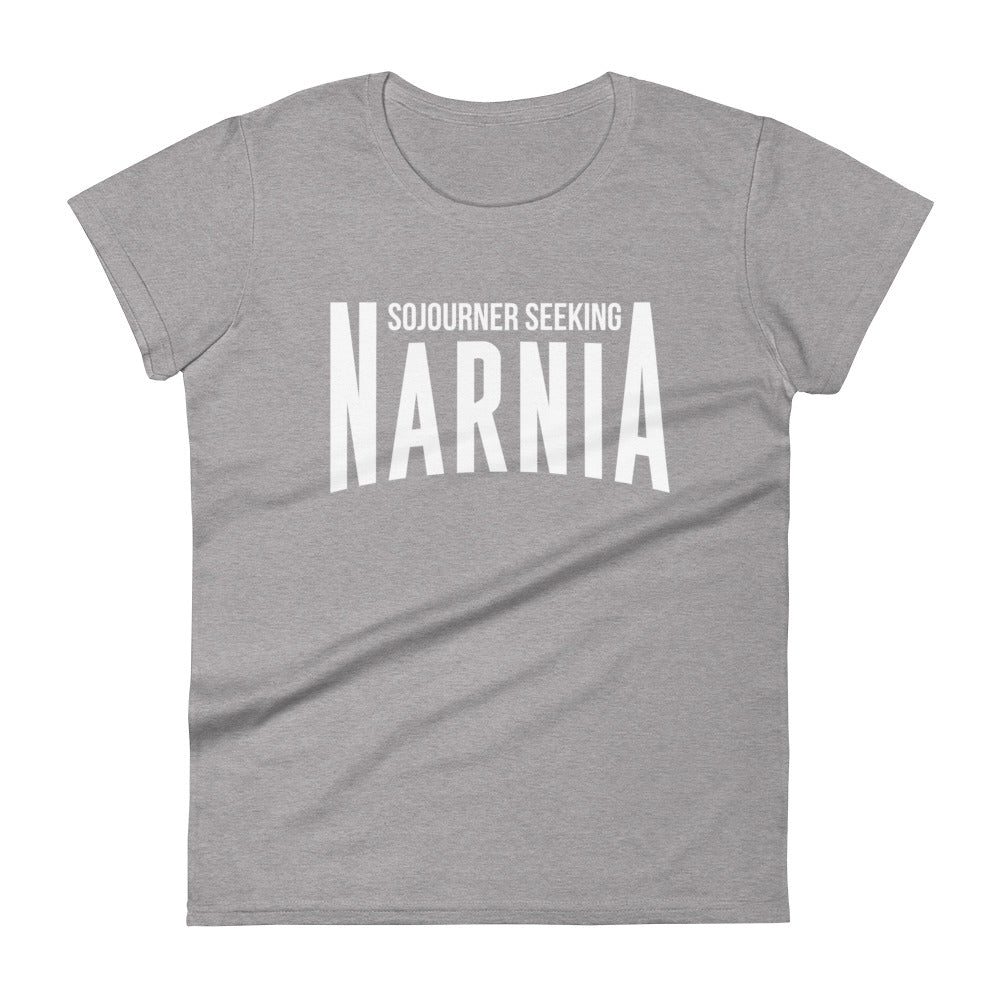 Sojourner Seeking Narnia Women's Tee Women's Tee Heather Grey S 