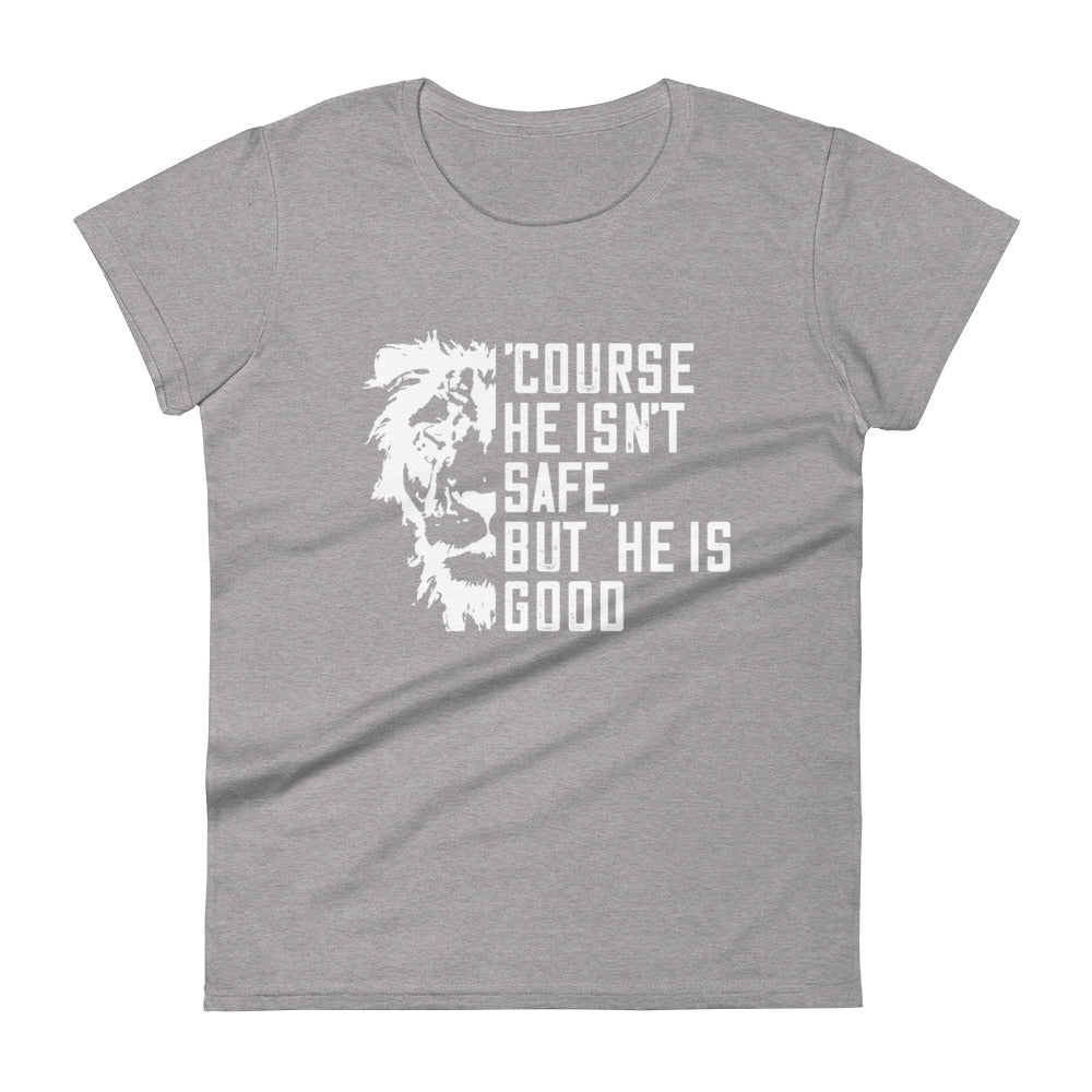 'Course He Isn't Safe Women's Tee Women's Tee Heather Grey S 