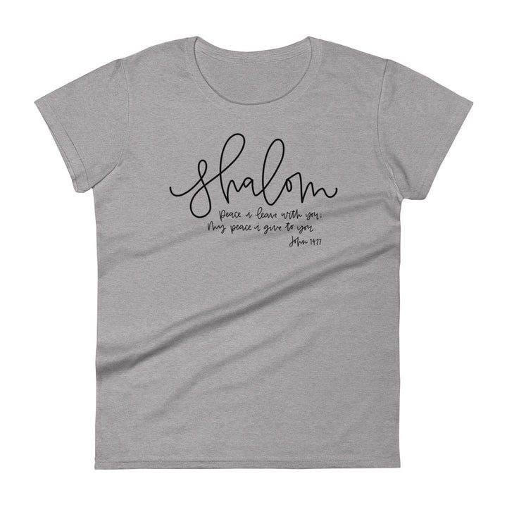 Shalom Women's Tee Women's Tee Heather Grey S 