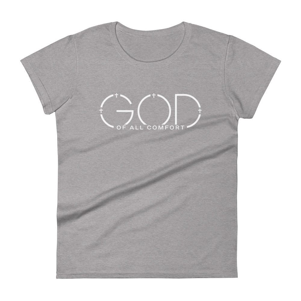 God of All Comfort Women's Tee Women's Tee Heather Grey S 