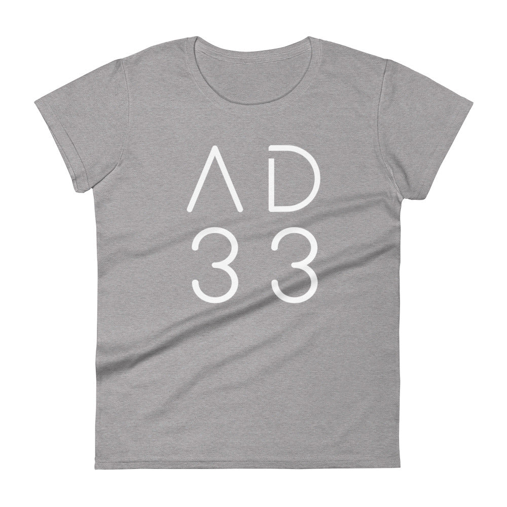 AD 33 Women's Tee Women's Tee Heather Grey S 