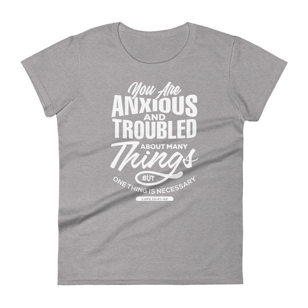 Anxious And Troubled Women's Tee Women's Tee Heather Grey S 