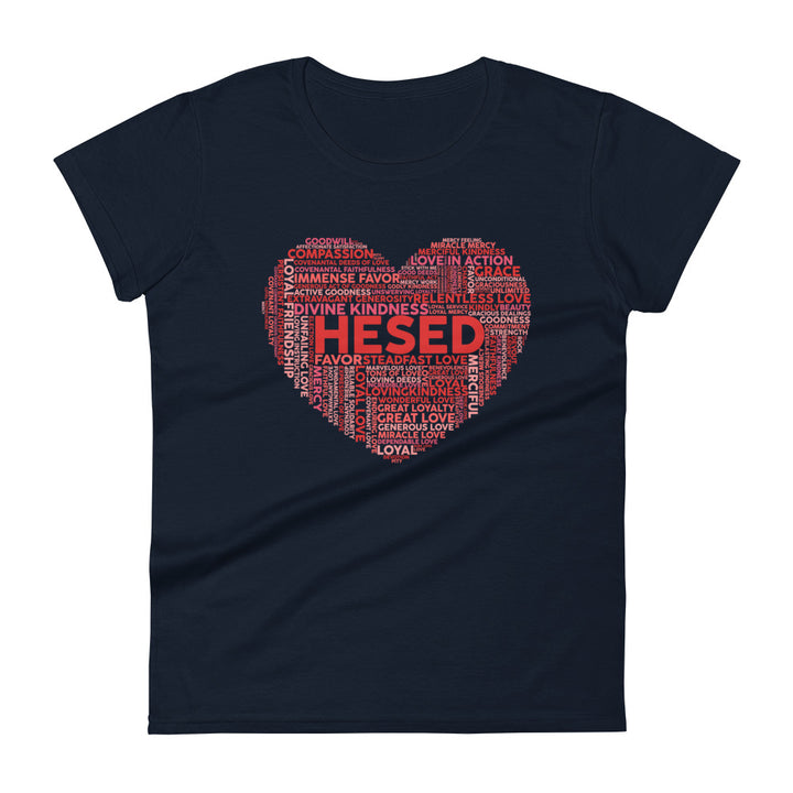 Hesed Heart Women's Tee Women's Tee Navy S 