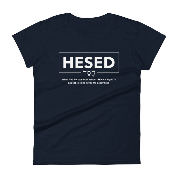 Hesed Everything Women's Tee Women's Tee Navy  