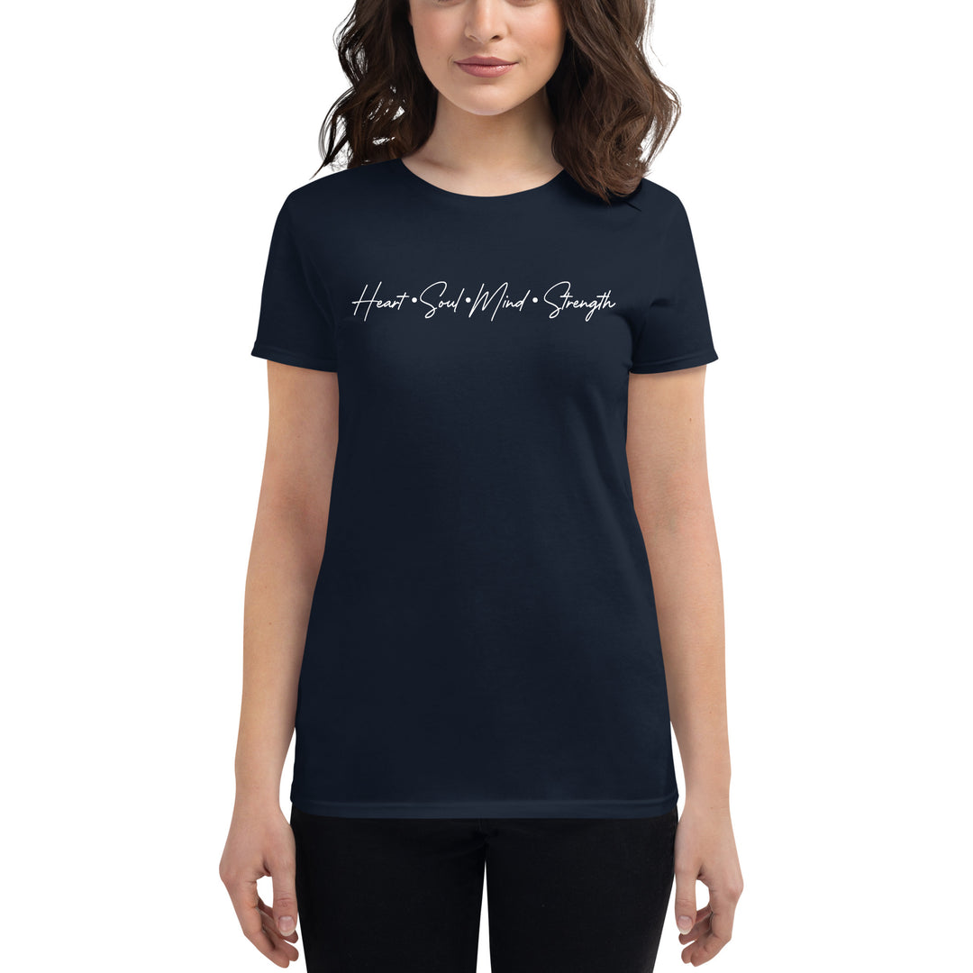 Heart Soul Mind Strength Script Women's Tee Women's Tee   