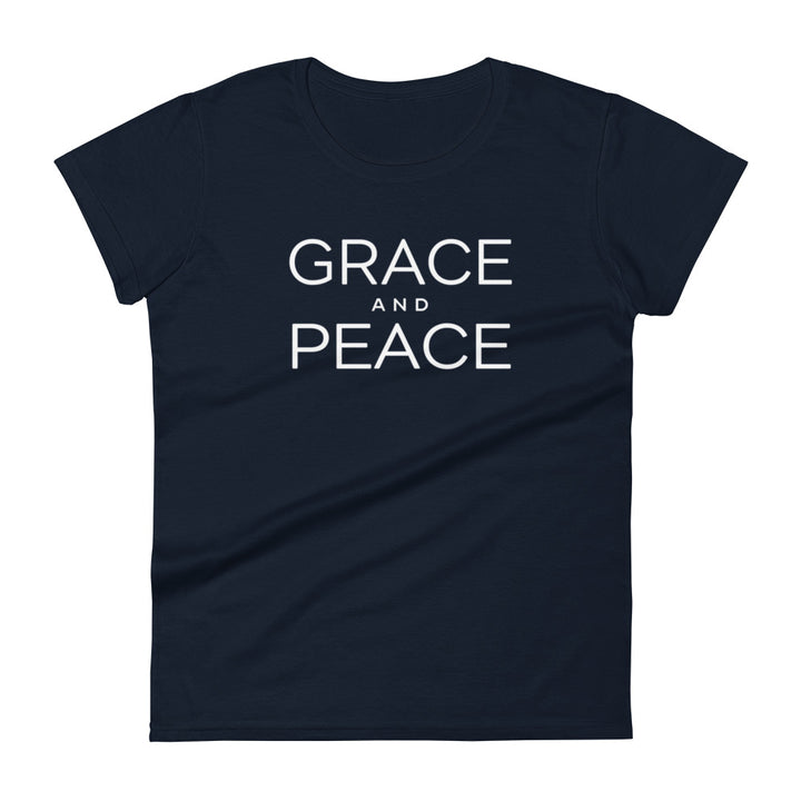 Grace and Peace Women's Tee Women's Tee Navy S 