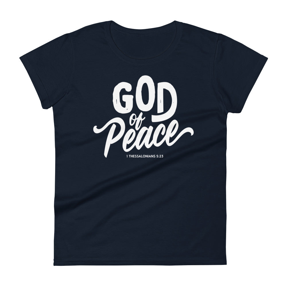 God of Peace Women's Tee Women's Tee Navy S 