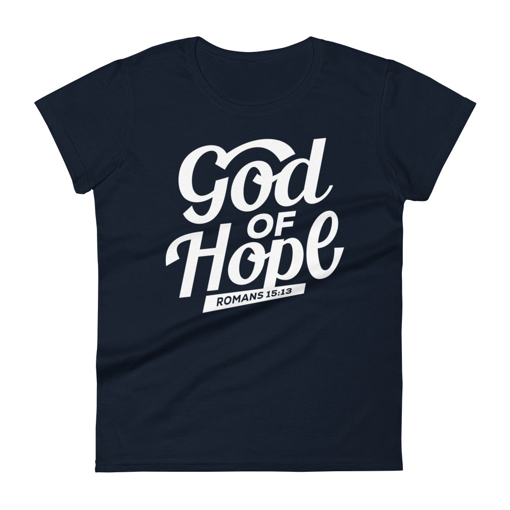 God of Hope Women's Tee Women's Tee Navy S 