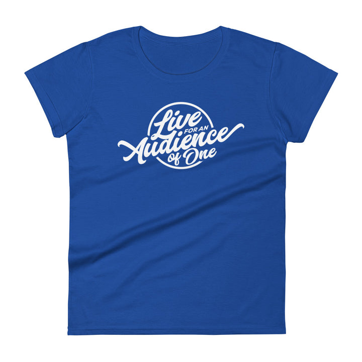 Audience of One Women's Tee Women's Tee Royal Blue S 