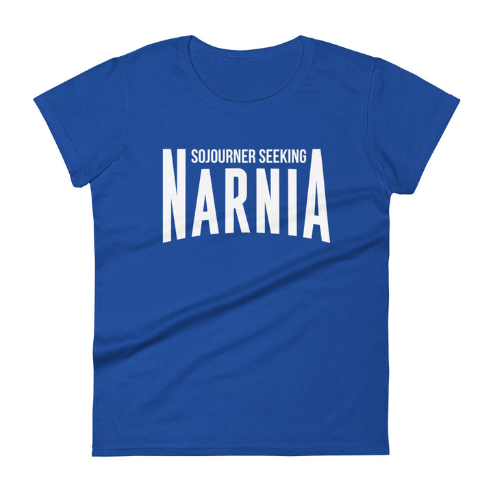 Sojourner Seeking Narnia Women's Tee Women's Tee Royal Blue S 