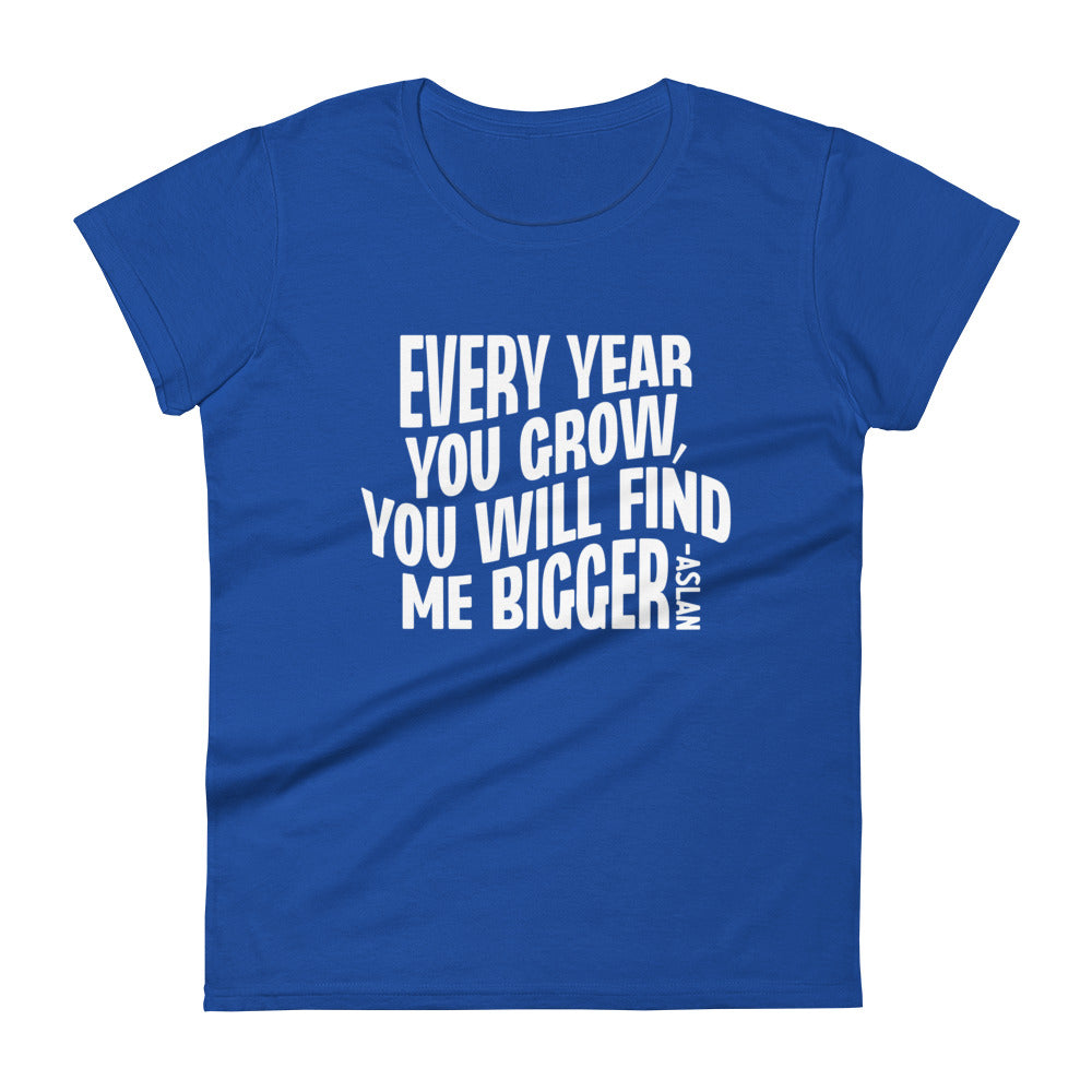 Every Year You Grow Women's Tee Women's Tee Royal Blue S 