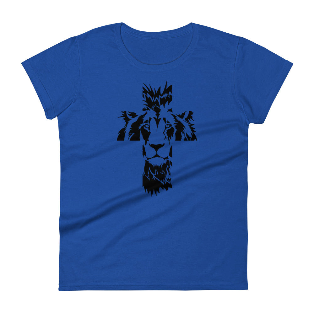 Aslan Cross Women's Tee Women's Tee Royal Blue S 