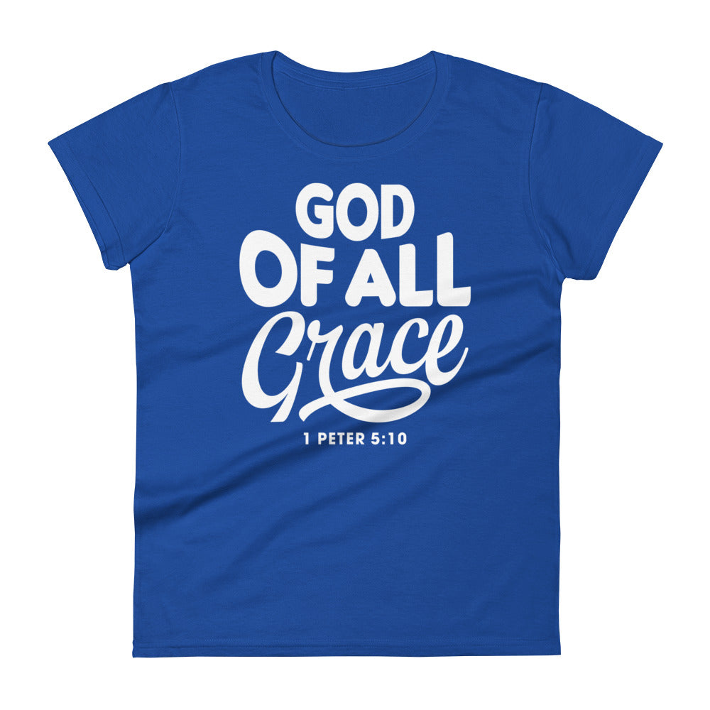 God of All Grace Women's Tee Women's Tee Royal Blue S 