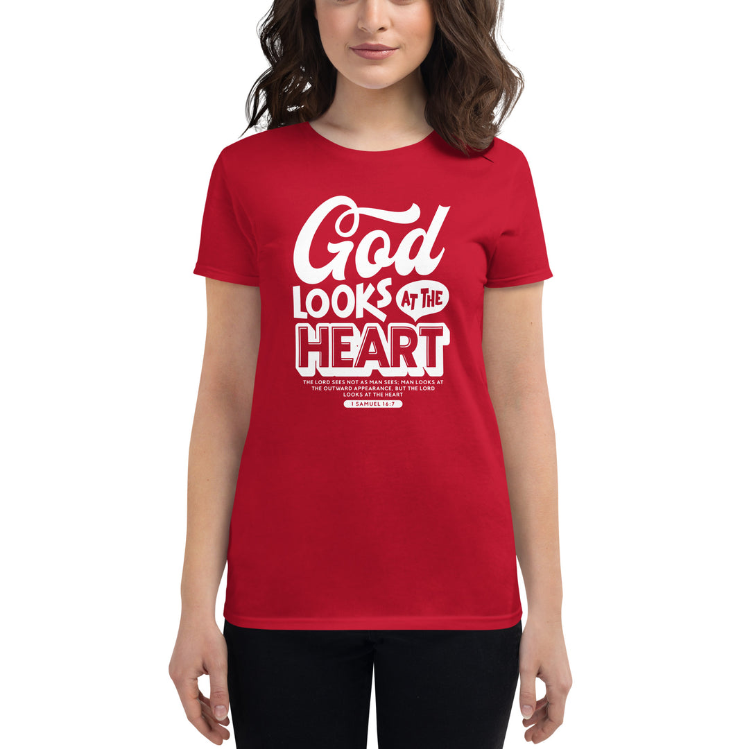 God Looks At Heart Women's Tee Women's Tee   