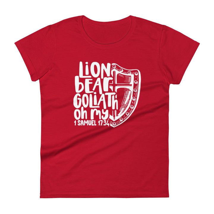 Lion Bear Goliath Oh My Women's Tee Women's Tee True Red S 