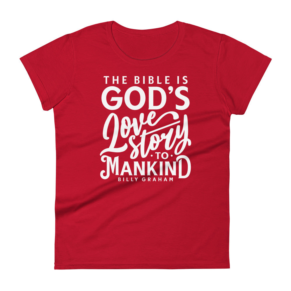 God's Love Story Women's Tee Women's Tee True Red S 