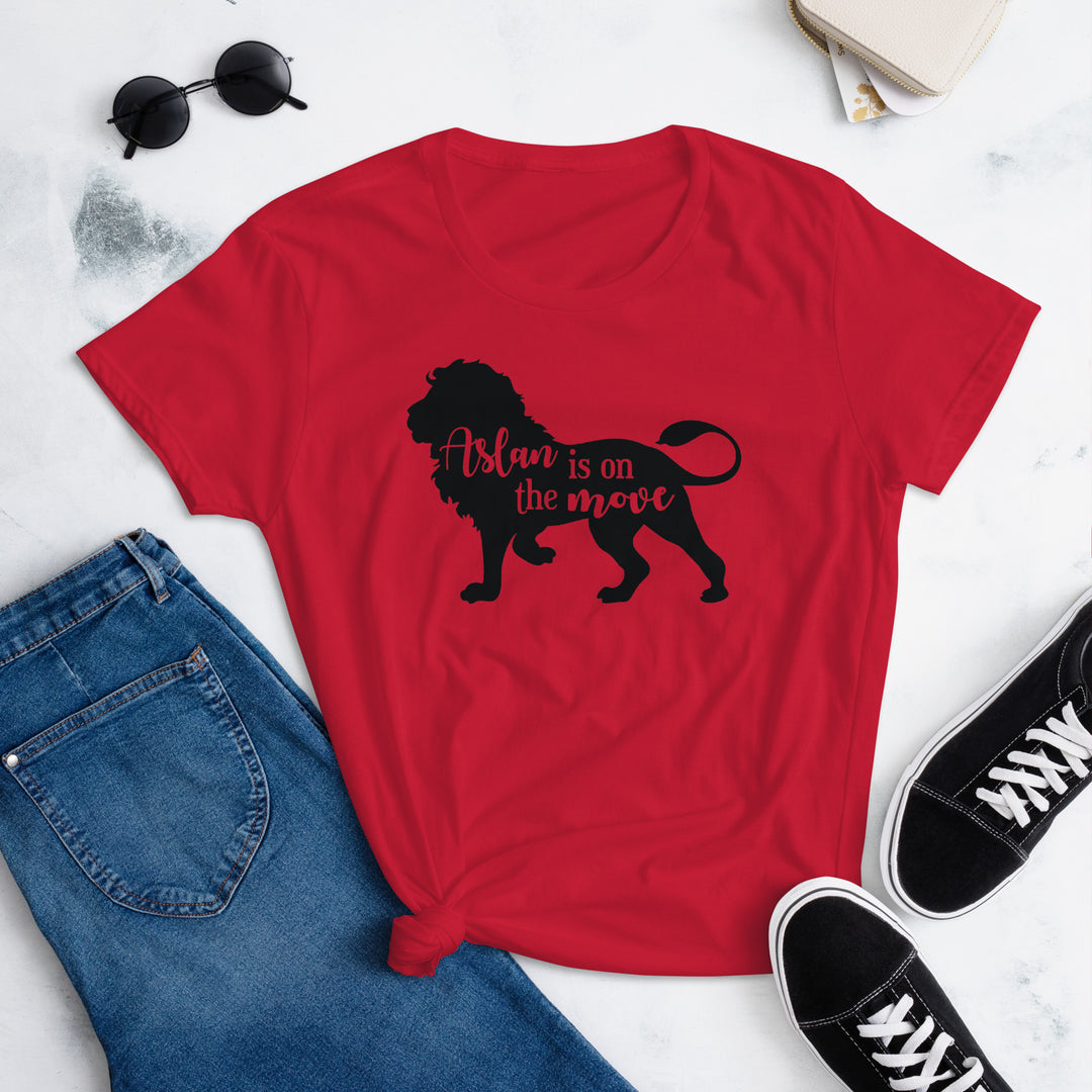 Aslan Is On The Move Women's Tee Women's Tee   