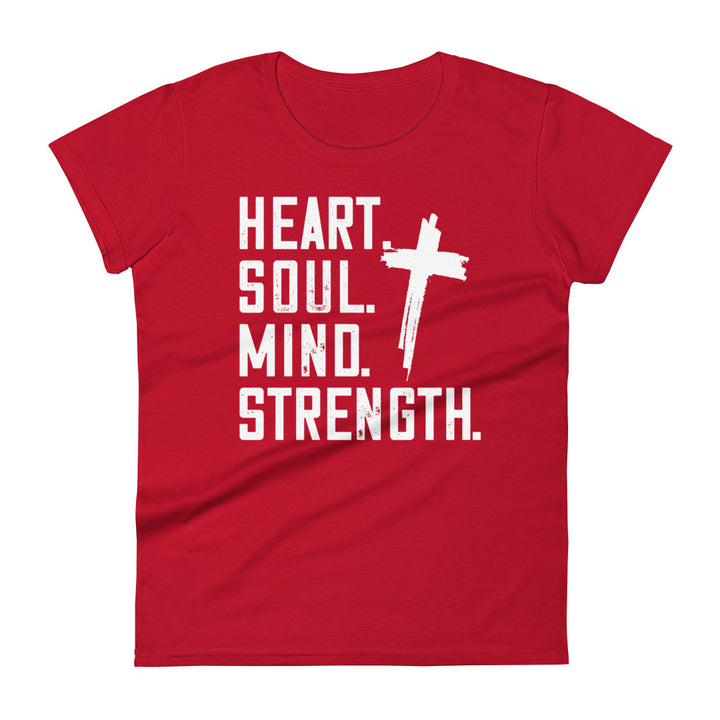 Heart Soul Mind Strength Women's Tee Women's Tee True Red S 