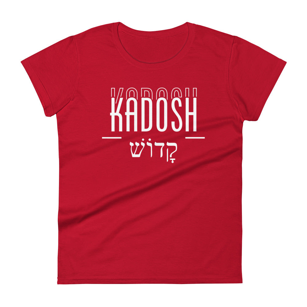 Kadosh Hebrew Script Women's Tee Women's Tee True Red S 