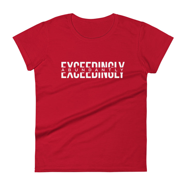 Exceedingly Abundantly Women's Tee Women's Tee True Red S 