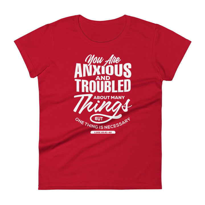 Anxious And Troubled Women's Tee Women's Tee True Red S 