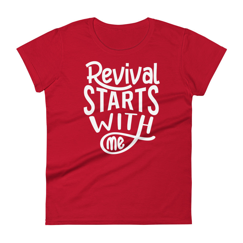 Revival Starts With Me Women's Tee Women's Tee True Red S 